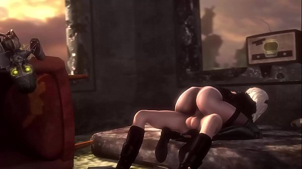 2B Riding 9S Cock Hentai Friday