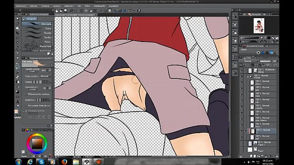 Hentai Speed Painting 01 Naruto X Hinata Hentai Friday