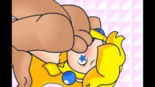 Minus8 Princess Peach and Mario face fuck – p..com