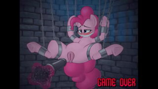 My Little Pony Bound and Gagged Pinkie Pie Used as a Pleasure Toy