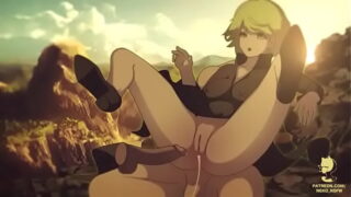 NekoNSFW One Punch Man Tatsumaki is Double Teamed By a Pair of Hard Cocks
