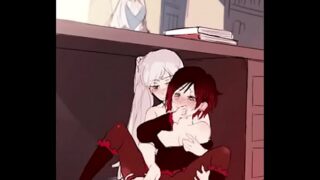 RWBY Weiss Plays With Ruby’s Cunt