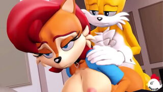 Sally and Tails Almost Caught Fucking