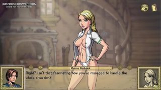Innocent Witches | Blonde student teen with big boobs and a gorgeous body is fucking her tight pussy with a pink dildo in shower while thinking about her teacher’s big cock | My sexiest gameplay moments | Part #2