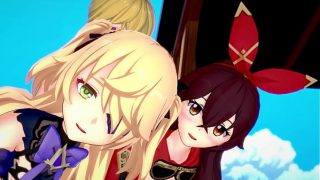 Genshin Impact – Two Archer Girls [3D Hentai, 4K, 60FPS, Uncensored]