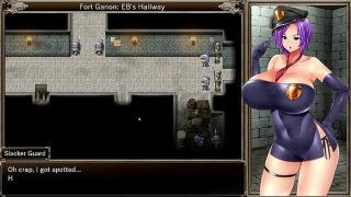Karryn’s Prison [RPG Hentai game] Ep.1 The new warden help the guard to jerk off on the floor