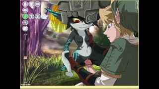 Midna fucks Link and he Fails into a Wolf for her
