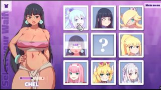 Waifu Hub [PornPlay Parody Hentai game] Bowsette couch casting – Part3