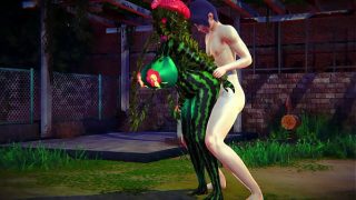 Fucking a Watermelon in the Park | Hentai Monster Girl